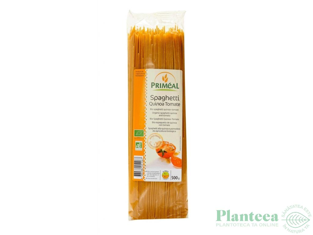 Paste spaghete grau quinoa rosii eco 500g - PRIMEAL