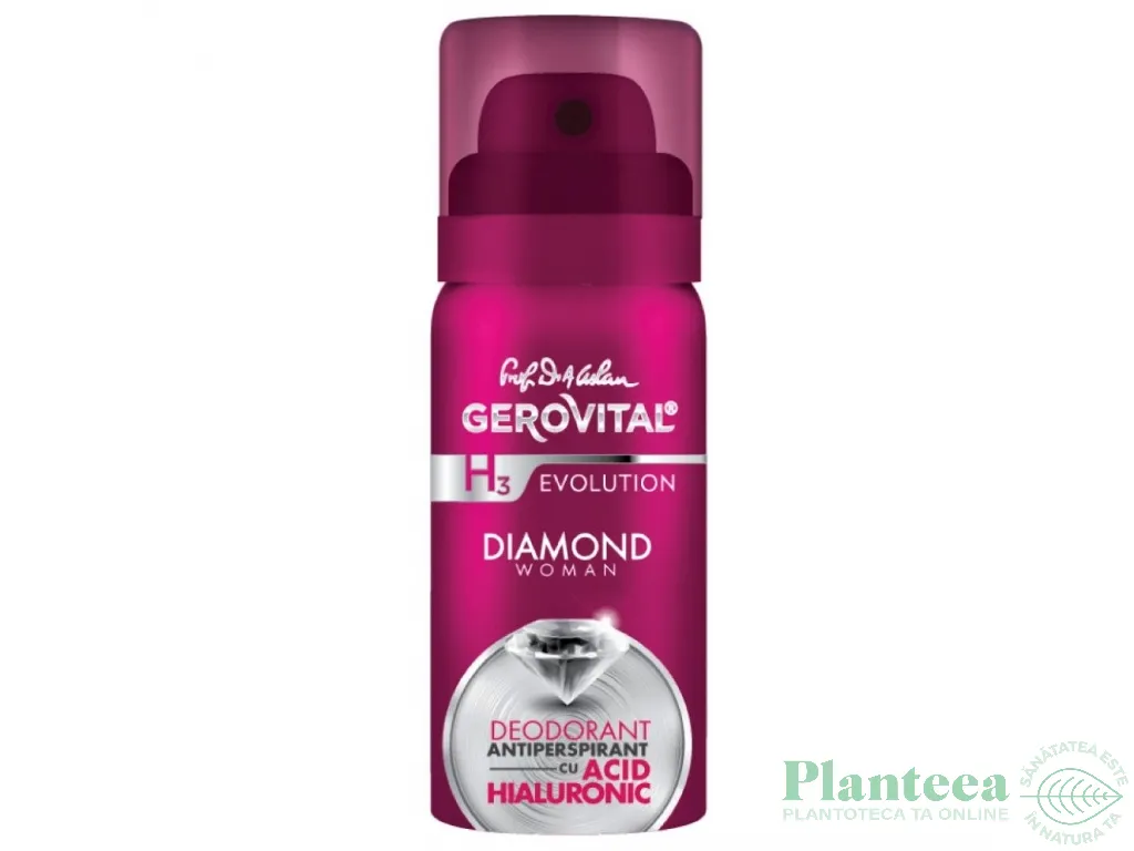Deodorant spray antiperspirant Diamond Woman 40ml - GEROVITAL H3 EVOLUTION