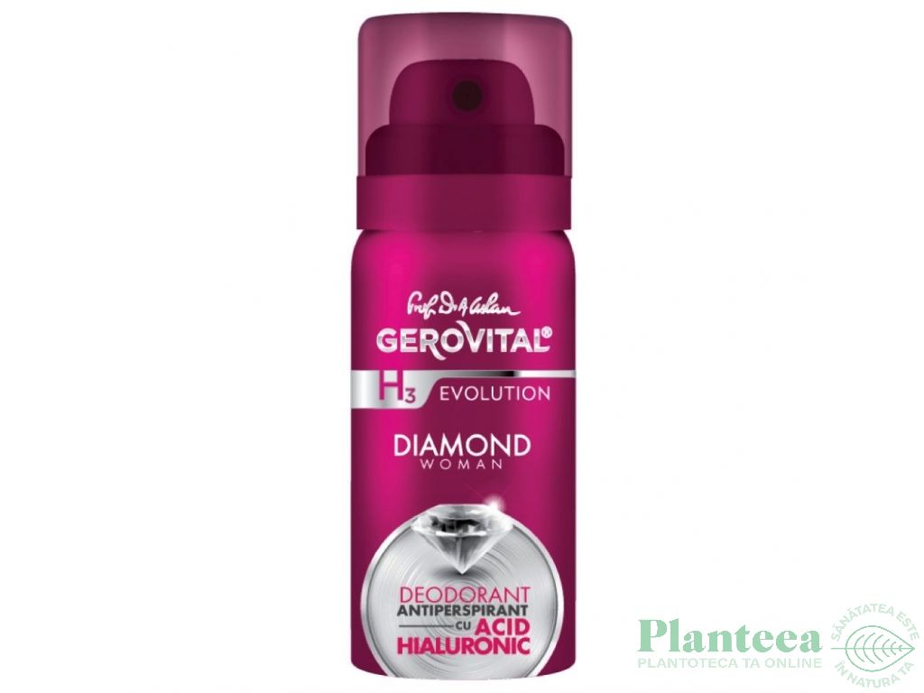 Deodorant spray antiperspirant Diamond Woman 40ml - GEROVITAL H3 EVOLUTION