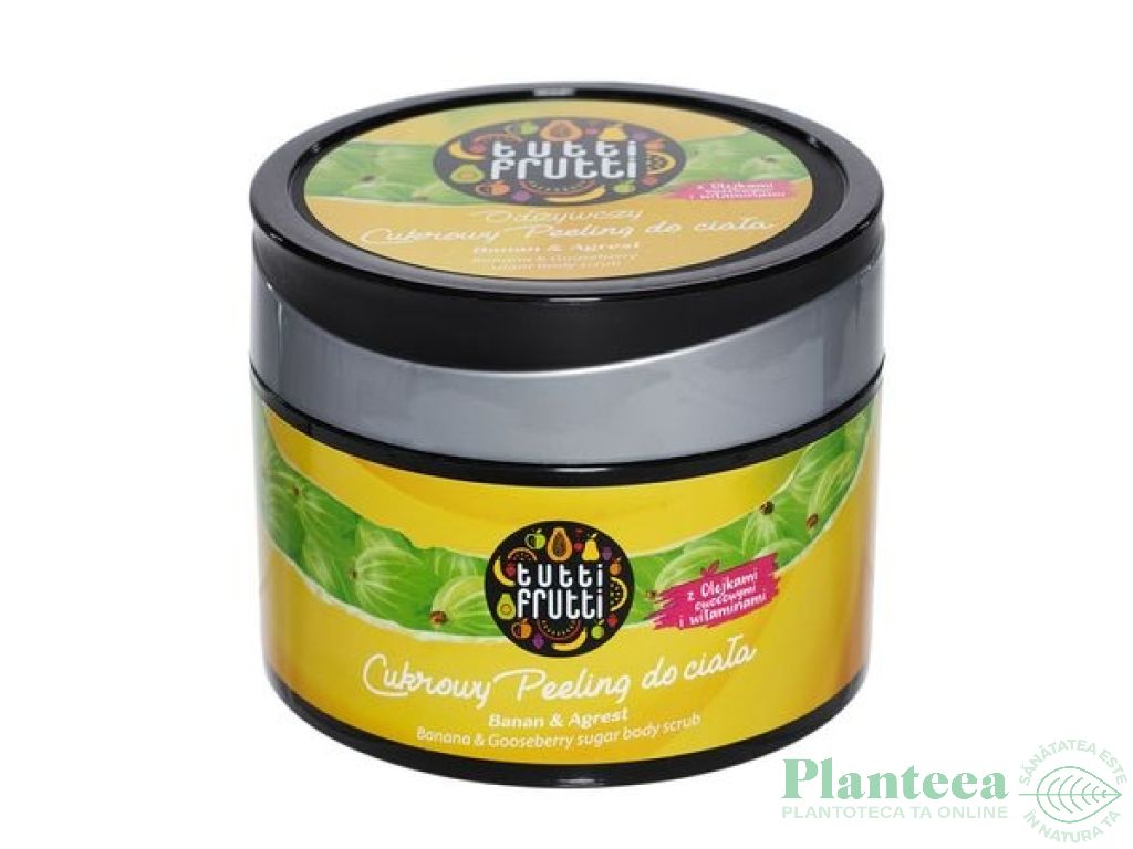 Sugar scrub corp banane agrise Tutti Frutti 300g - FARMONA