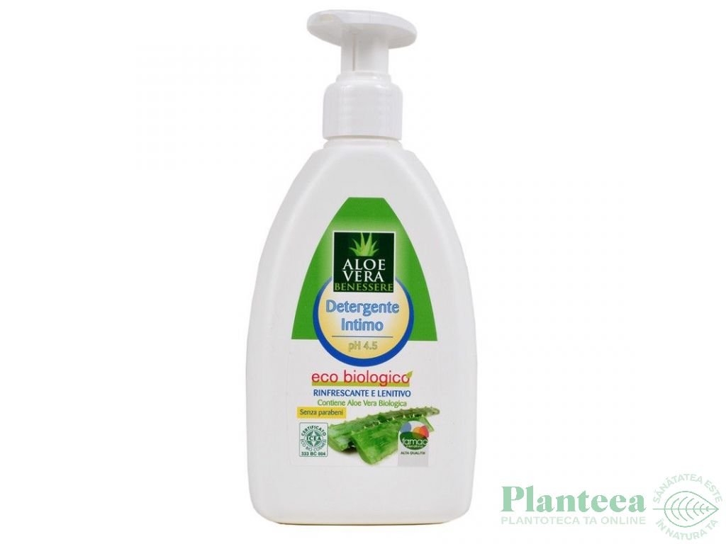 Sapun lichid intim aloe vera eco 250ml - BENESSERE