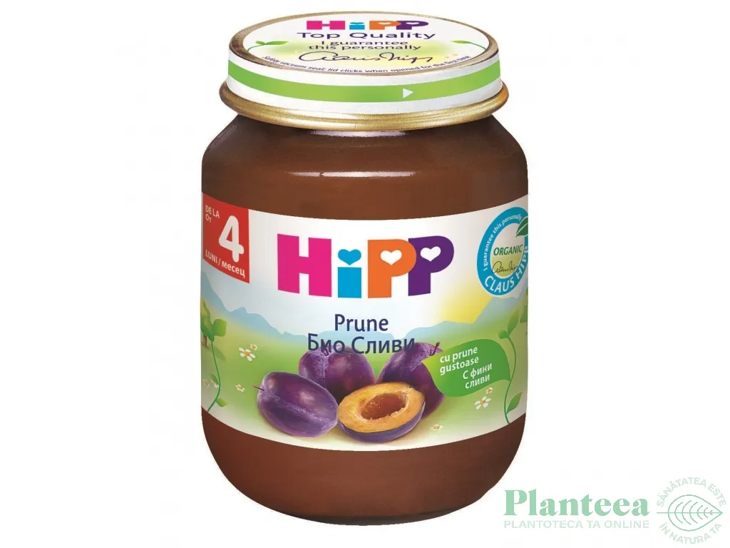 Piure prune bebe +4luni 125g - HIPP ORGANIC