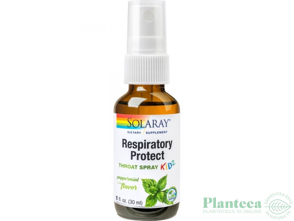 Spray gat Respiratory protect kids 30ml - SOLARAY