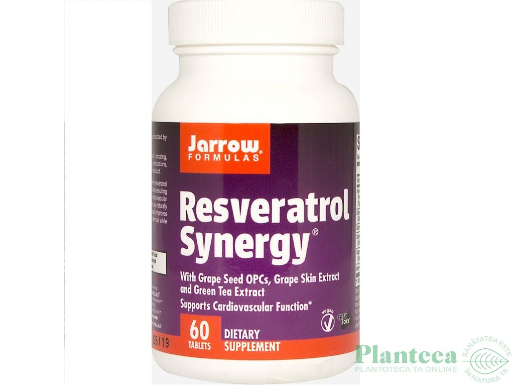 Resveratrol synergy 20mg 60cp - JARROW FORMULAS