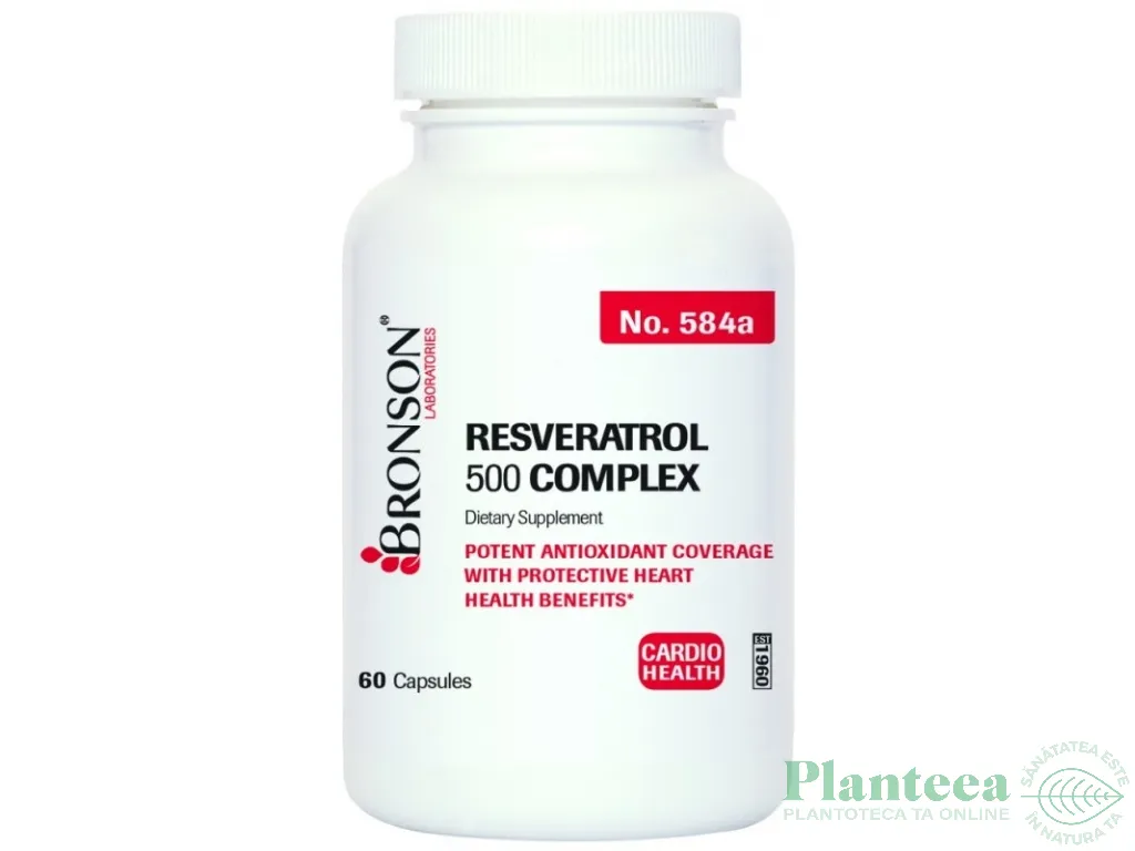 Resveratrol complex 500mg 60cps - BRONSON