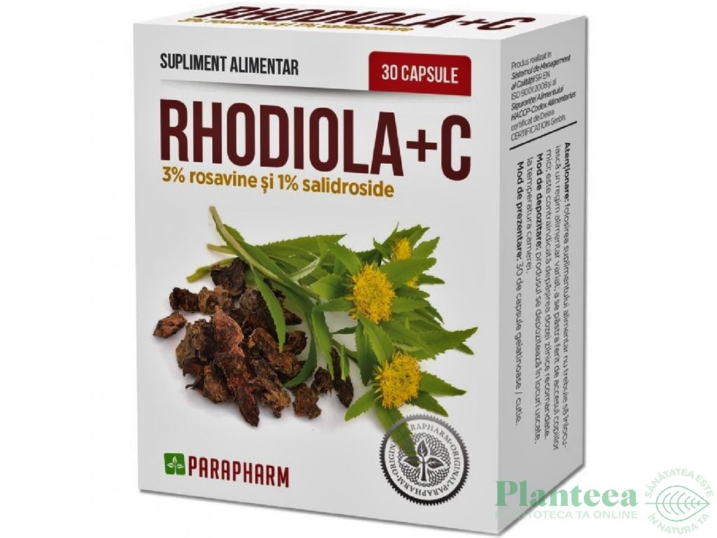 Rhodiola+C 30cps - PARAPHARM