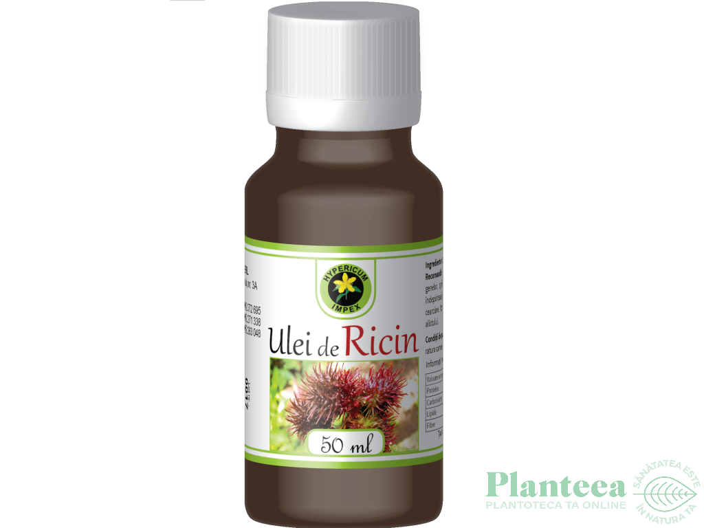 Ulei ricin 50ml - HYPERICUM PLANT