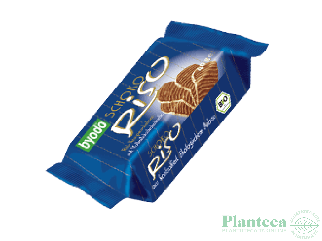 Biscuiti orez expandat ciocolata lapte eco 40g - BYODO
