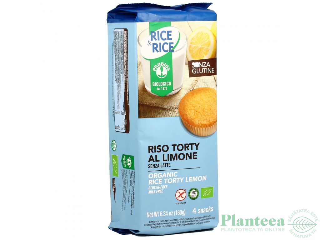Briose orez lamaie fara gluten eco 4x45g - PROBIOS