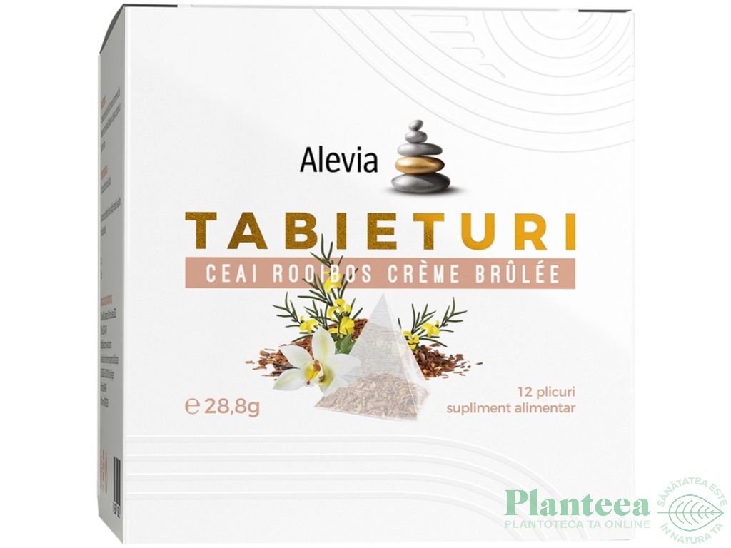 Ceai rooibos creme brule Tabieturi 12dz - ALEVIA