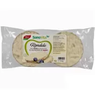 Rondele expandate grau glazura iaurt 75g - SANOVITA