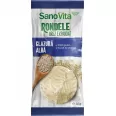 Rondele expandate orez glazura alba 66g - SANOVITA