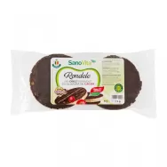 Rondele expandate orez glazura cacao 75g - SANOVITA
