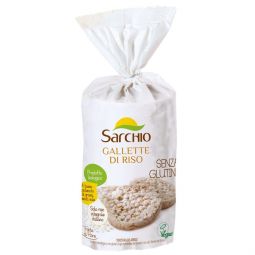 Rondele expandate orez fara sare eco 100g - SARCHIO