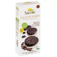 Rondele expandate orez ciocolata neagra eco 100g - SARCHIO