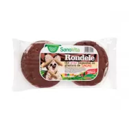 Rondele expandate grau glazura cacao 75g - SANOVITA