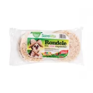 Rondele expandate orez fara sare 80g - SANOVITA