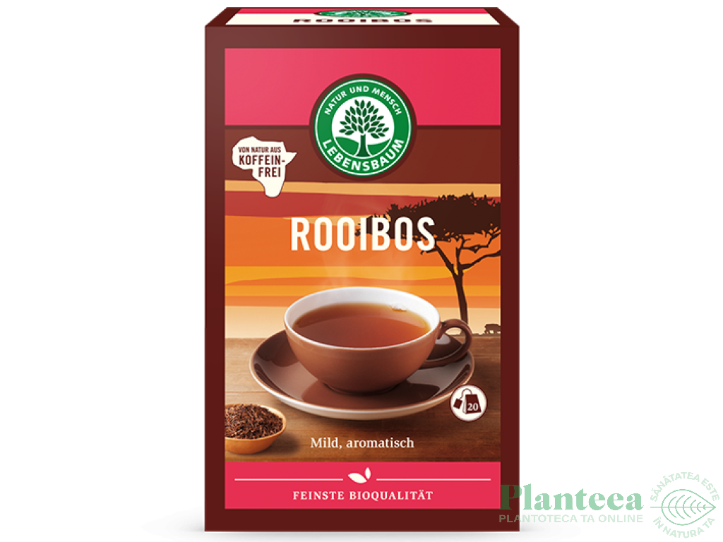 Ceai rooibos african eco 20dz - LEBENSBAUM