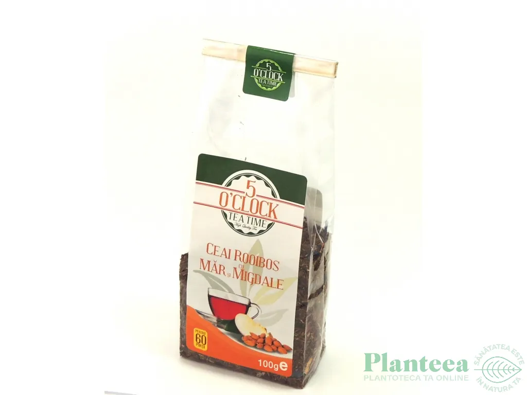 Ceai rooibos mar migdale 100g - 5 O`CLOCK