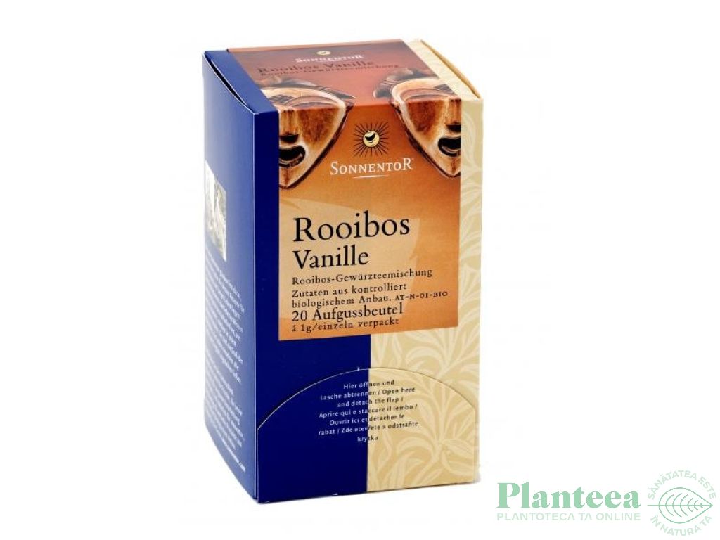 Ceai rooibos vanilie eco 18dz - SONNENTOR