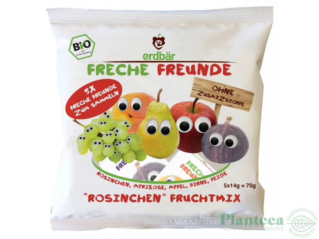 Gustare mix fructe uscate bio 5x14g - ERDBAR