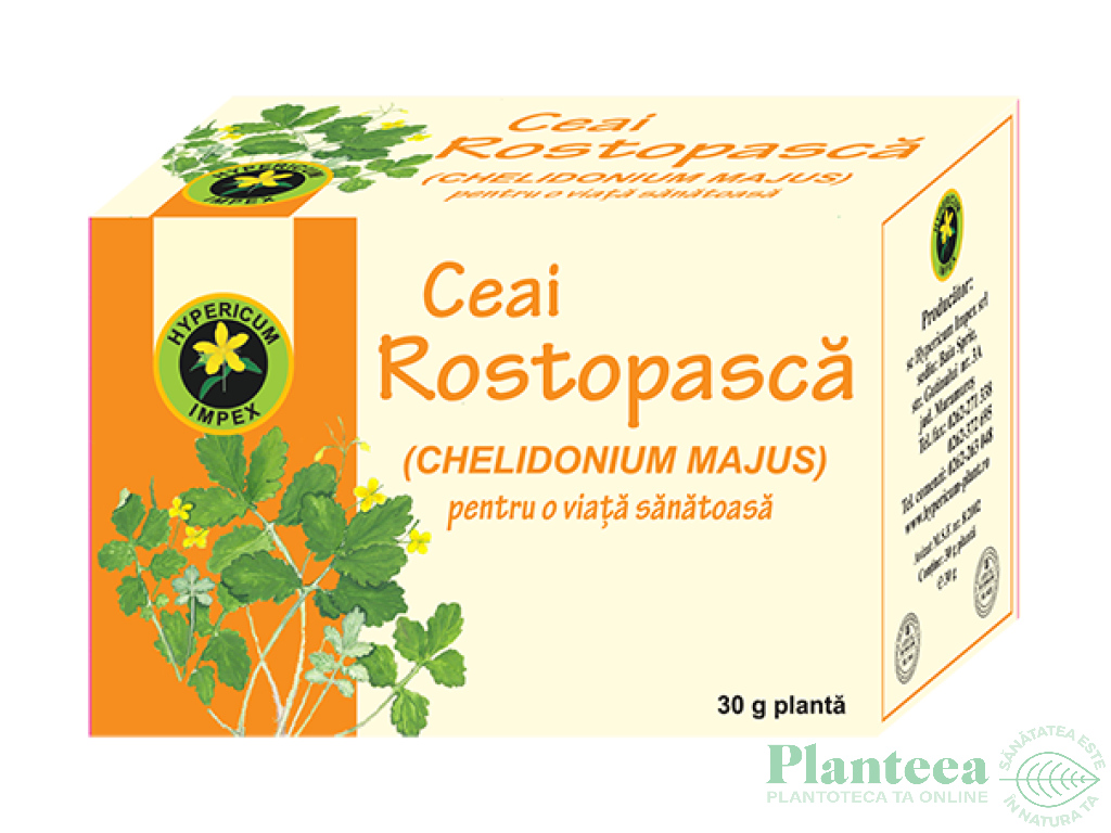 Ceai rostopasca 30g - HYPERICUM PLANT