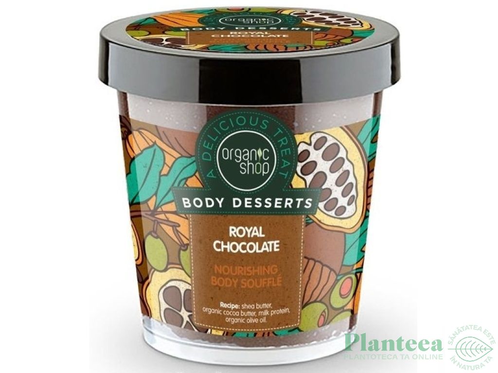Sufleu corp nutritiv ciocolata regala Body Desserts 450ml - ORGANIC SHOP