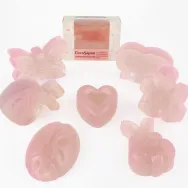 Sapun transparent Coco argan migdale dulci parfum roze 50g - VERRE DE NATURE