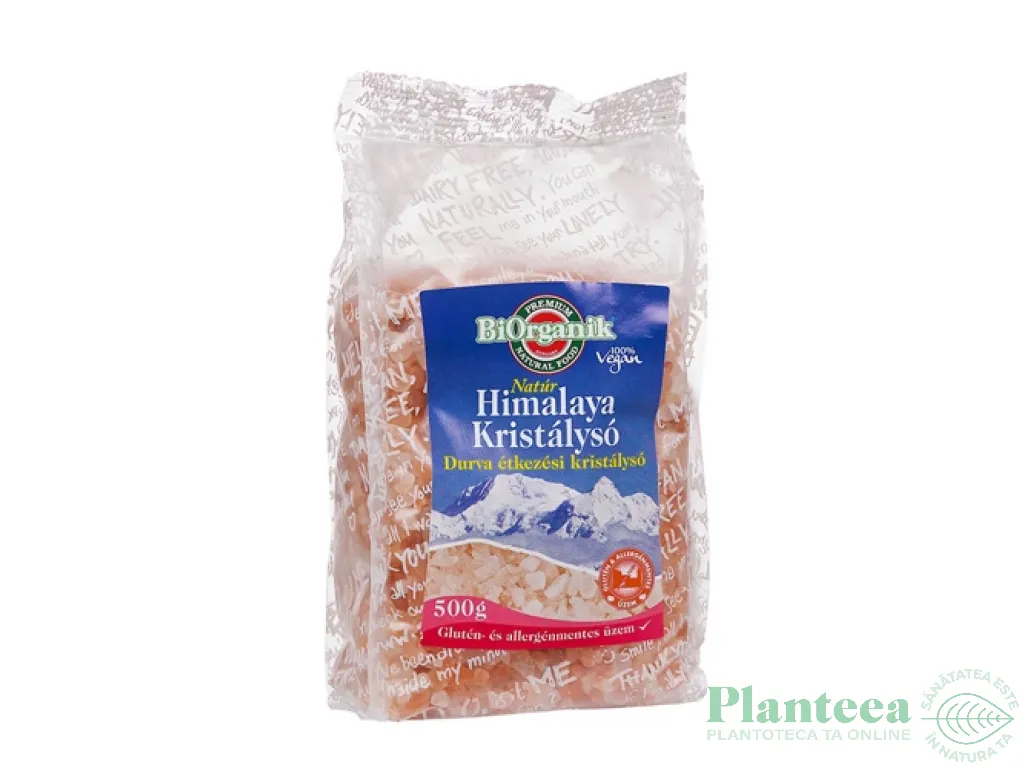 Sare roz grunjoasa Himalaya 500g - BIORGANIK