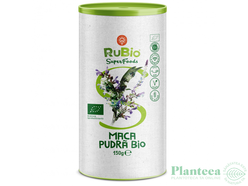 Pulbere maca bio 150g - RUBIO