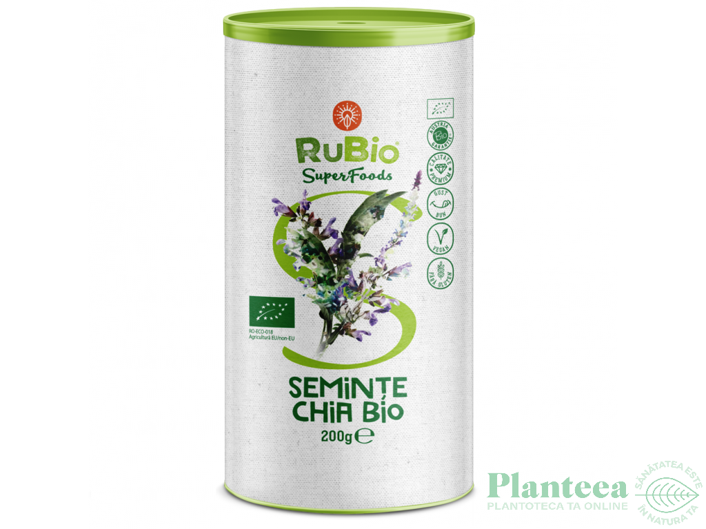 Seminte chia bio 200g - RUBIO