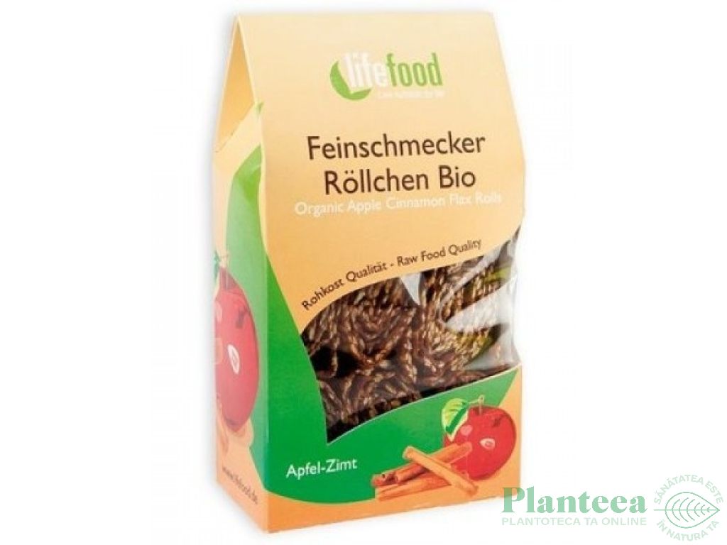 Rulouri crocante seminte in mar scortisoara fara gluten raw bio 80g - LIFEFOOD