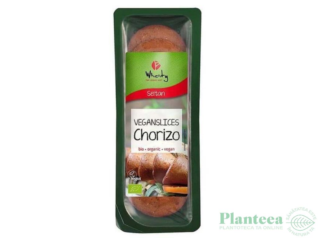 Salam vegan seitan feliat Chorizo 100g - WHEATY