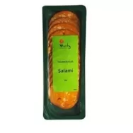 Salam vegan seitan ardei rosu 100g - WHEATY