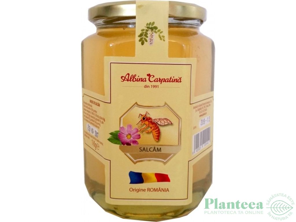 Miere salcam romaneasca 1kg - ALBINA CARPATINA