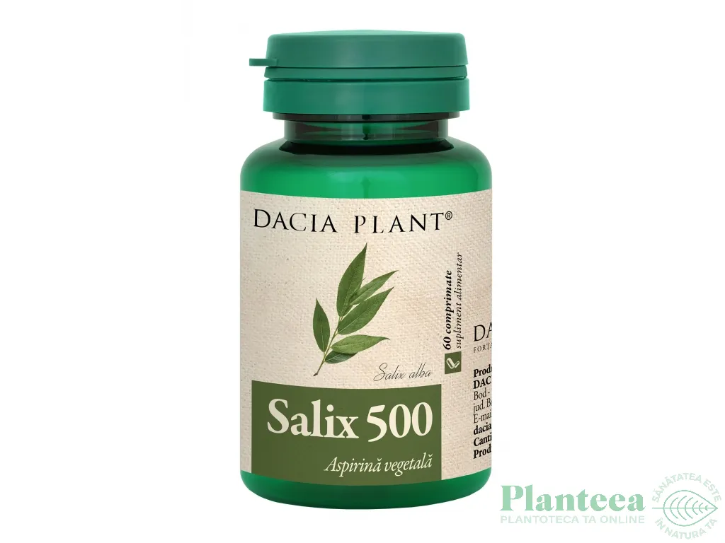 Salix 500 [Aspirina vegetala] 60cp - DACIA PLANT