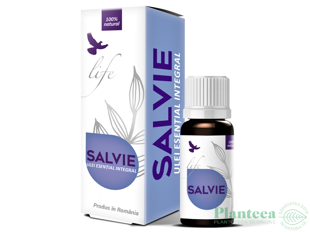 Ulei esential integral salvie [salvia officinalis] 10ml - LIFE