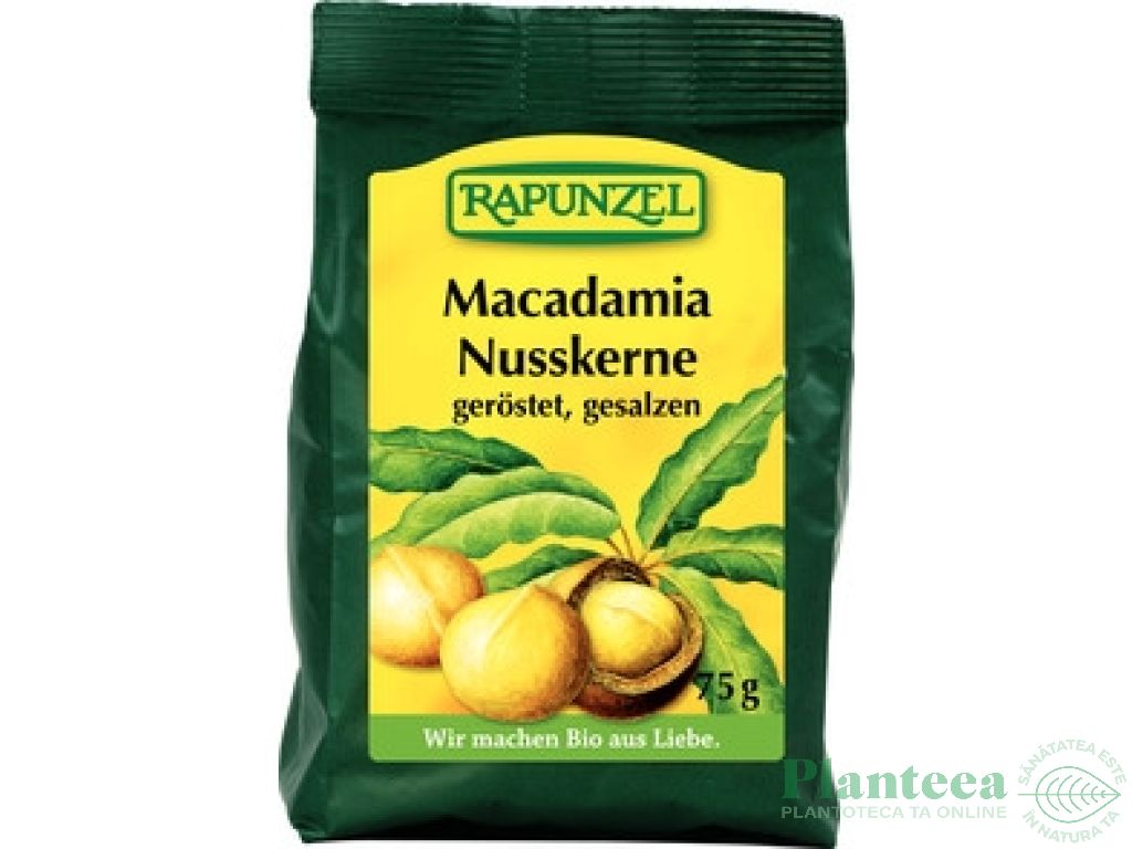 Macadamia prajit sarat eco 75g - RAPUNZEL