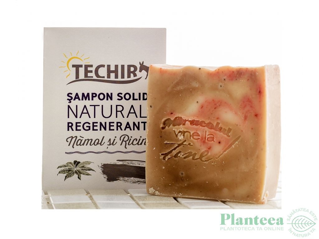 Sampon solid regenerant namol ricin 120g - TECHIR