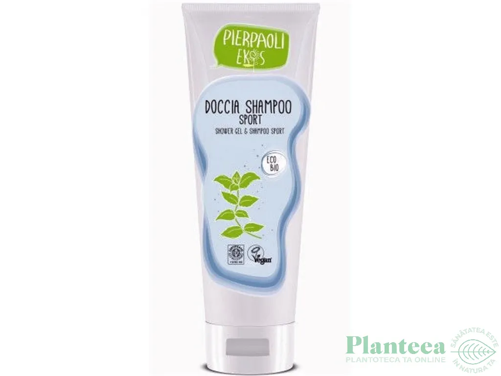 Sampon gel dus menta bio 250ml - EKOS