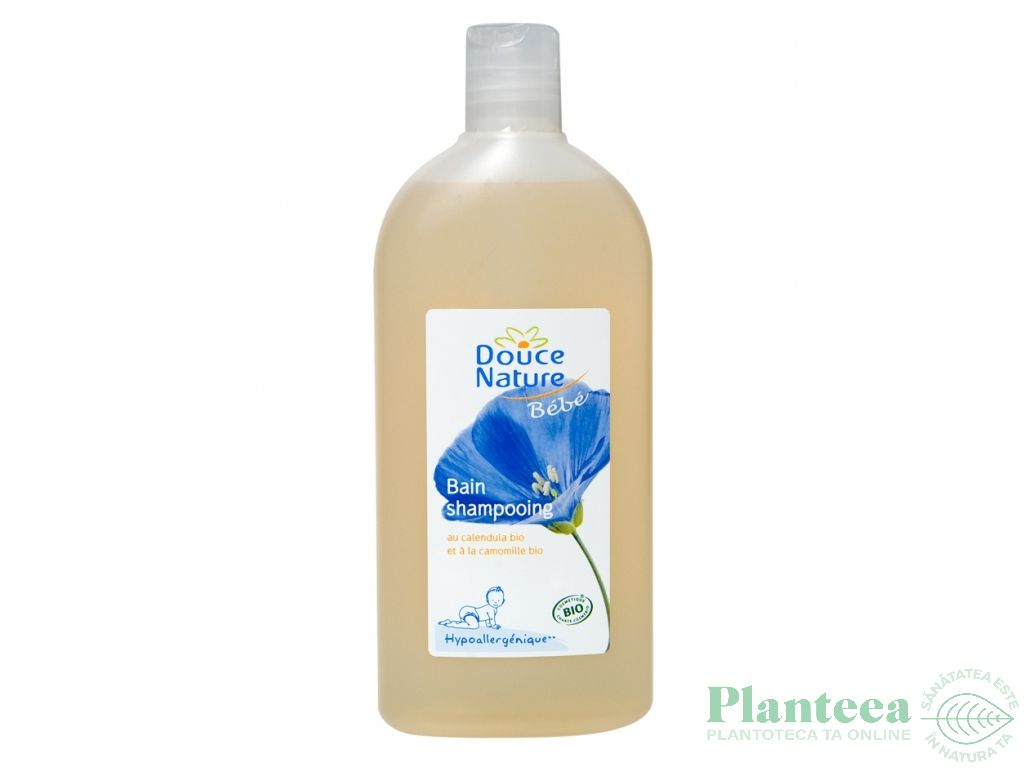 Sampon hipoalergenic galbenele musetel bebe 300ml - DOUCE NATURE