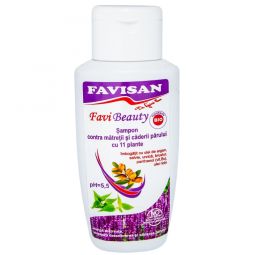 Sampon contra matretii caderii parului 11plante FaviBeauty 200ml - FAVISAN