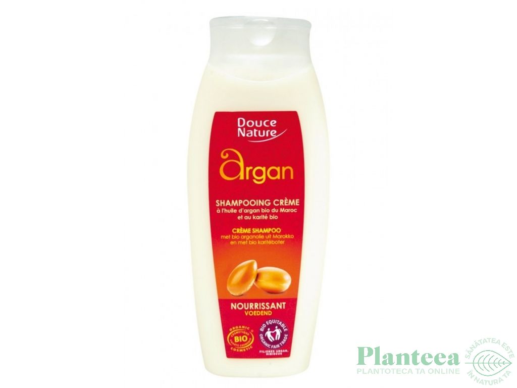 Sampon crema hranitor par uscat ulei argan 250ml - DOUCE NATURE