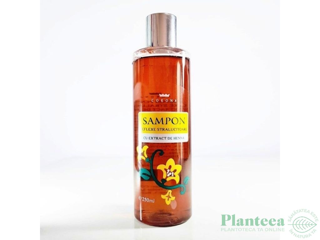 Sampon reflexe stralucitoare henna 250ml - CORONA