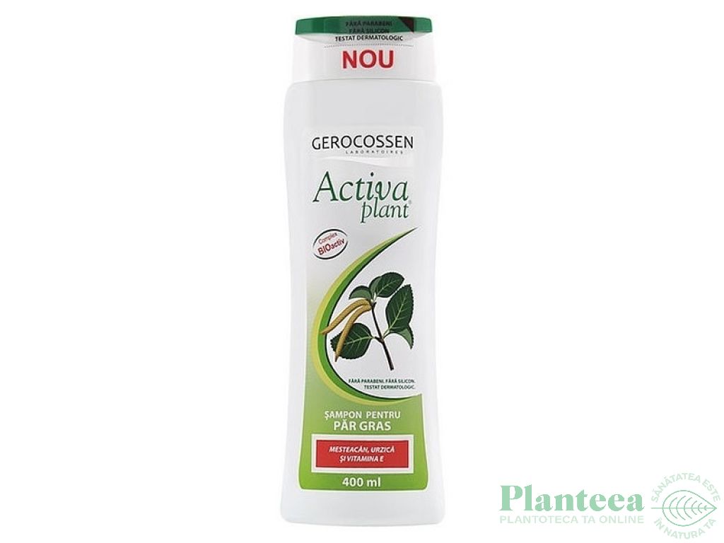 Sampon par gras mesteacan urzica ActivaPlant 400ml - GEROCOSSEN