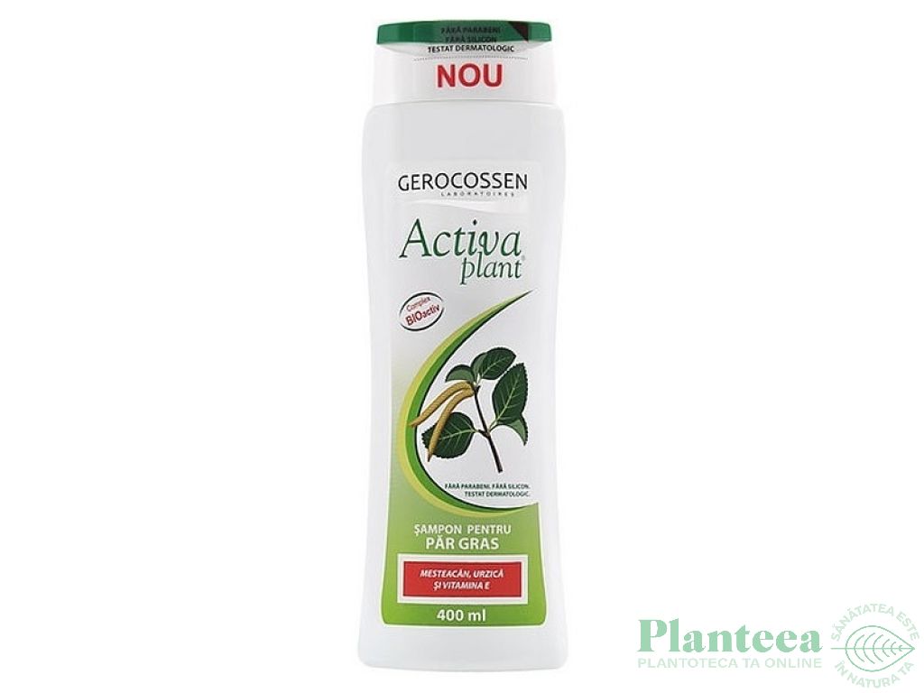 Sampon par gras mesteacan urzica ActivaPlant 400ml - GEROCOSSEN