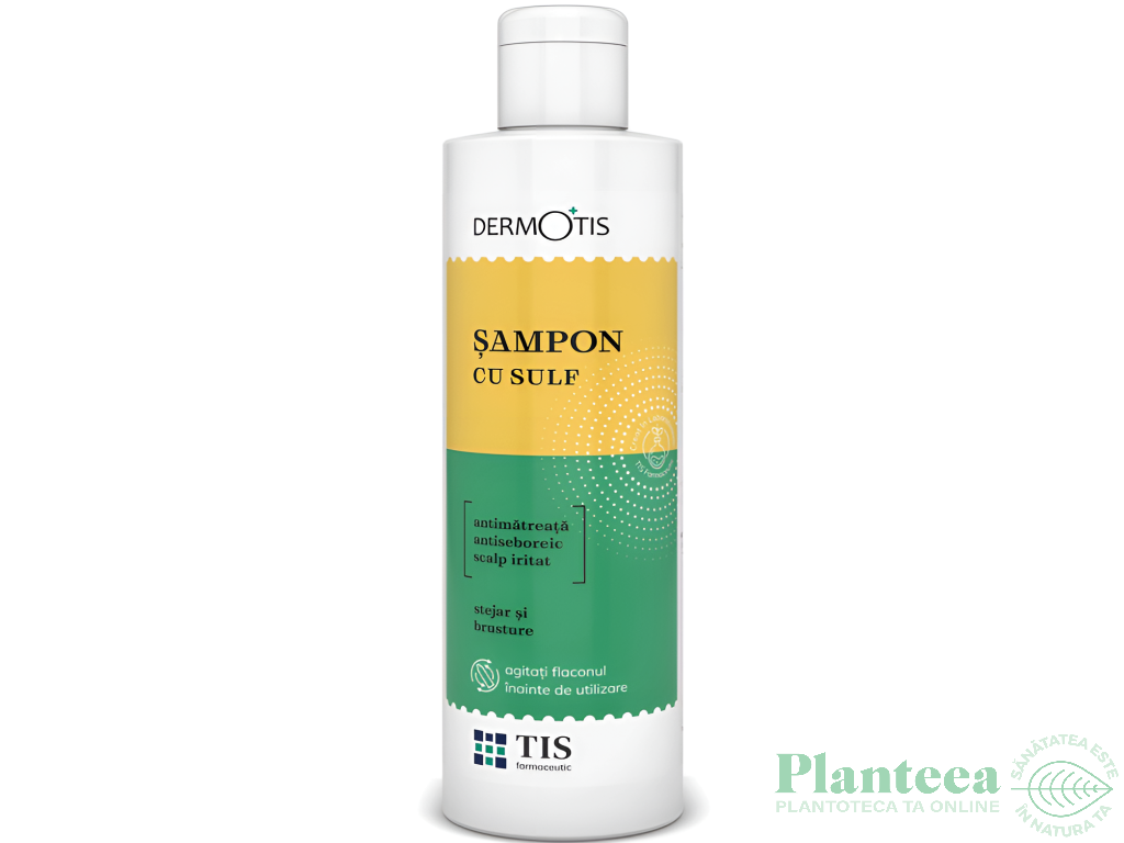 Sampon sulf stejar brusture DermoTis 100ml - TIS