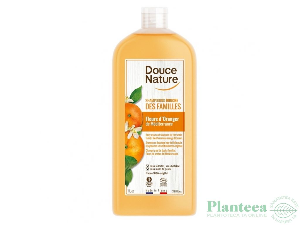 Sampon gel dus flori portocal Family 1L - DOUCE NATURE