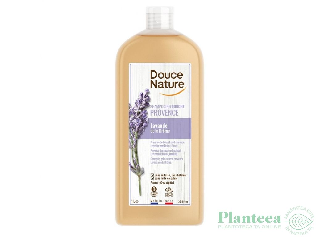 Sampon gel dus Provence lavanda 1L - DOUCE NATURE
