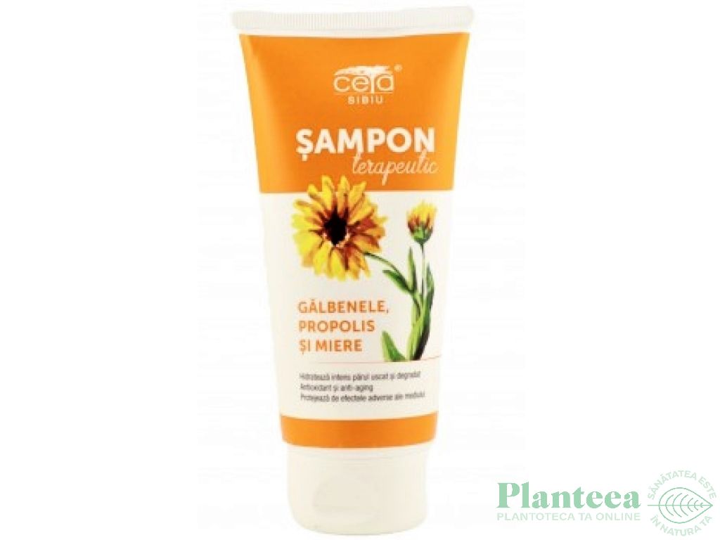 Sampon hidratant par uscat galbenele propolis miere 200ml - CETA SIBIU